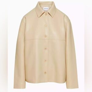 Aritzia Sunday Best Gabby Shirt Jacket in Birch